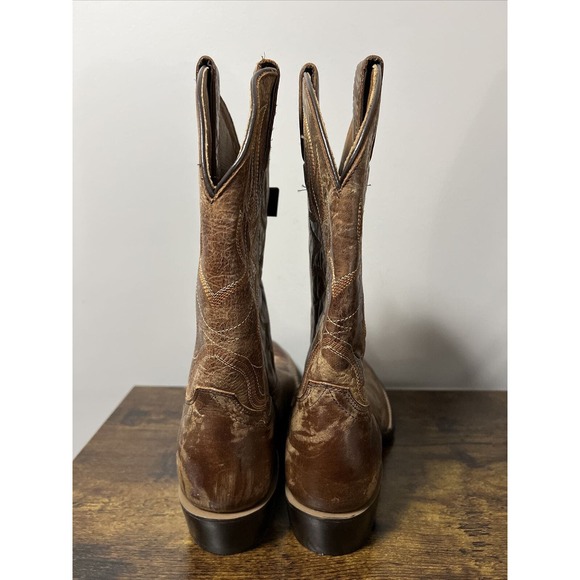 NEW Cody James Larsen Western Boots Medium Toe ~ Distressed Brown Men's Sz 9D - Picture 7 of 12